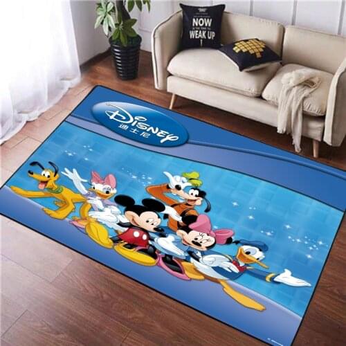 Disney Mickey Baby Play Mat 80x160cm Door Mat Bathroom Mat Kitchen Doorway Children Room Balcony Mat Bedroom Carpet