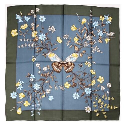 ELEGANT HANDMADE BRAND 100%Twill Silk Scarf TWIC-149837