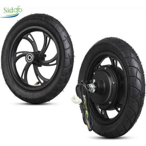 Electric Bikes Brushless Gearless Motor12"48V500W Controller Engine Wheel Rear Bicycle Electric Motor Kit Front Wheel Motorcycle