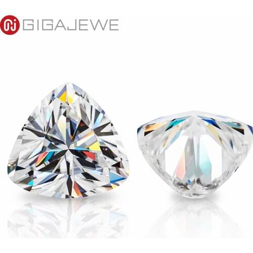 GIGAJEWE D Colour Excellent Trillion Cut Moissanite Loose Diamond Pass Tester Gems Stone For Jewelry making