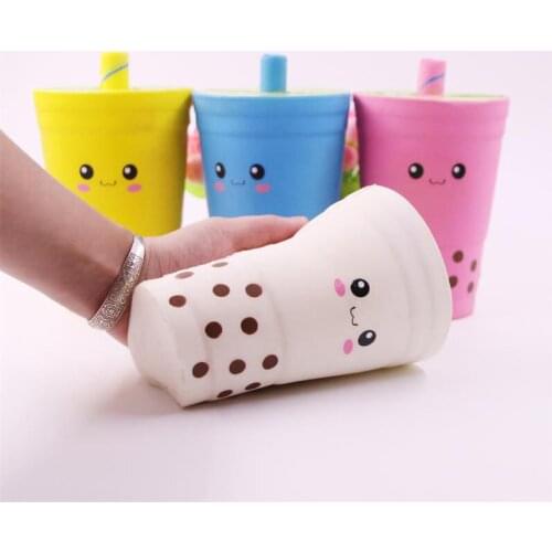 Jumbo Soft Squishes Milk Cups Toy Cute Milk Cups Cream Scented Squishes Slow Rising Charm Toy Children Kids Xmas Toy Gifts