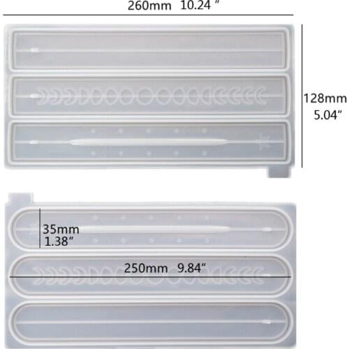 Catholic Incense Burners Sticks Holders Resin Molds Moon Phase Incense Box Mold R7RF