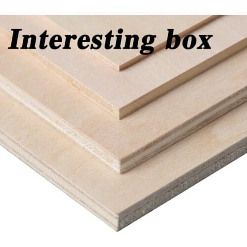 Basswood laminate DIY building model material Ship model pyrography board Synthetic veneer wood chip Board customization