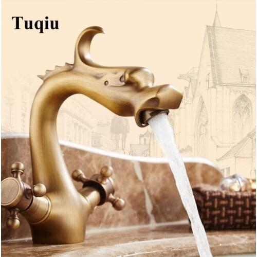 Basin Faucet Brass Sink Mixer Tap Hot & Cold Bathroom Deck Mounted sink Faucet gold/ORB Lavatory Crane Tap