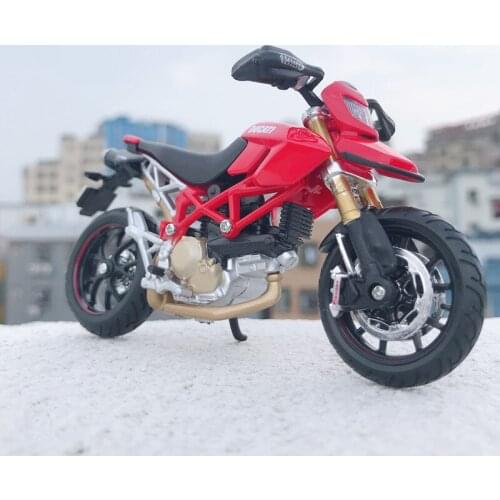 Maisto 1:18 Ducati-Hypermotard Static Die Cast Vehicles Collectible Hobbies Motorcycle Model Toys