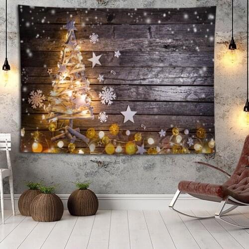 New Christmas Decoration Wall Hanging Tapestry Home Party Decorative Tapestries Photo Background Cloth Table Cloth Wall Tapestry