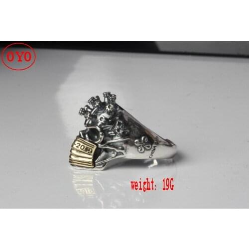 2020 commemorative s925 ring can be freely adjusted in size