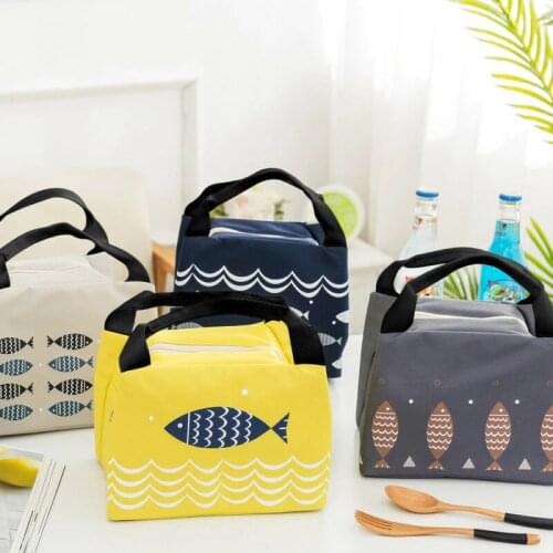 Portable Insulated Thermal Cooler Bento Lunch Box Tote Picnic Storage Bag Pouch Lunch Bags