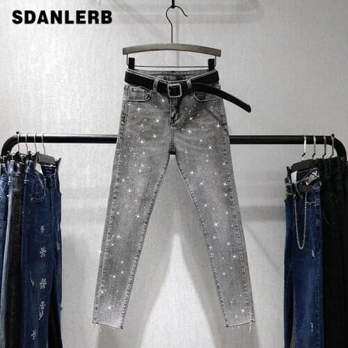 Женские обтягивающие джинсы SDANLERB China At AliExpress