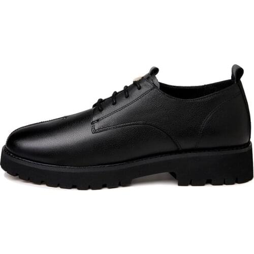 Round Toe Platform Shoes, Lace-Up Solid Color WomenS Shoes, Platform WomenS Shoes