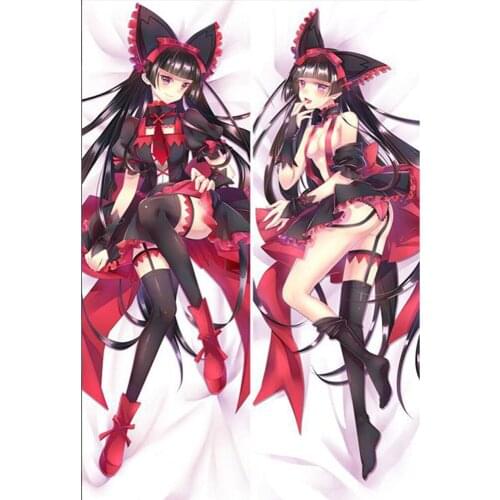 Japanese Anime Gate Jieitai Kanochi nite Rory Mercury Throw Otaku Dakimakura Gifts Bedding Hugging Body Pillow Case 150x50 CM
