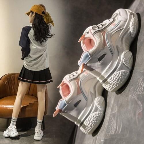 Shoes Women Ins New Style Casual Running Sneakers Platform All-match Ultra-Fire White Shoes