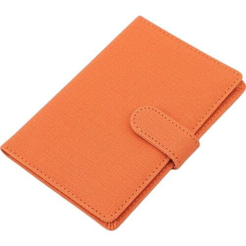 1pc Fashion PU Leather Travel Portable Passport Holder Card Case Solid Color Passport Protective Sleeve Passport Cover