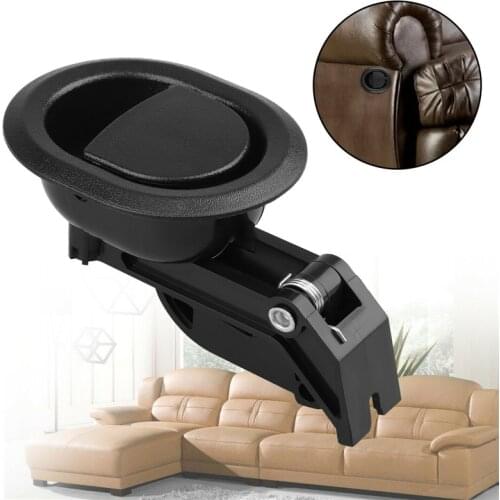 1pc Universal Recliner Replacement Pull Handle Chair Sofa Couch Release Lever Black Plastic Furniture Accessories 5mm Cable End