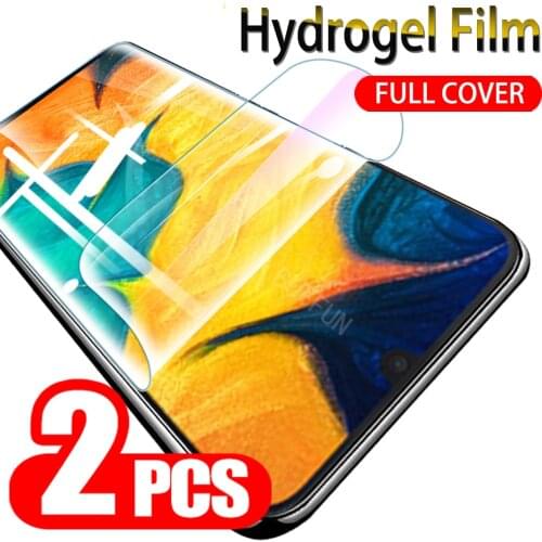 2PCS Safety Hydrogel Film For Samsung Galaxy A30 S A30S A31 Soft Full Cover Film On Glaxy A 30 30S Screen Protector HD Not Glas