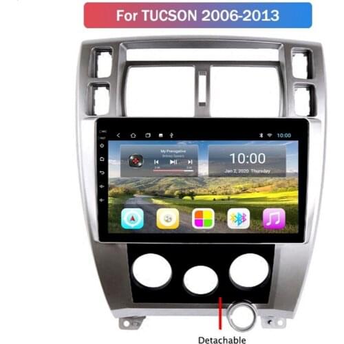 4G+64G Android 10.0 Car Radio Player For FORD Tucson 2006-2013 Car GPS Nagavition With Mirror Link Backup Camera Support USB DVR