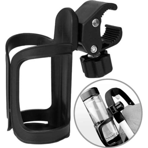 Stroller Cup Holder Rack 360 Degree Rotatable Bottle Holder for Bicycle Bike Milk Bottle Stand Baby Stroller Accessories