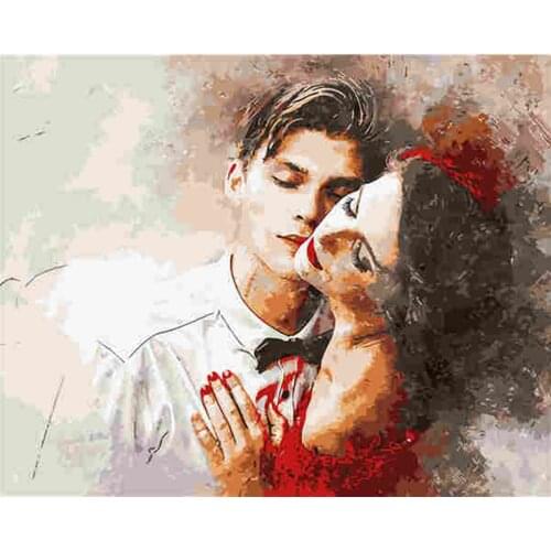 Diy Stad Landschap Room Wall Art Ingelijste Olieverf Voor Volwassenen Home Decoratie 50x40cm Paint By NumberTraditional Classic