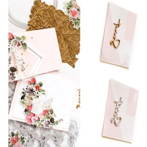 Hot New SWEET Metal Cutting Dies Stamps Scrapbook Diary Decoration Stencil Embossing Template DIY Greeting Card Handmade 2021