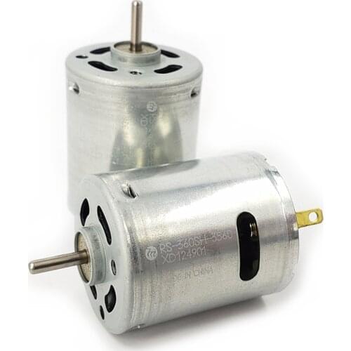 Mabuchi RS-360SH-3560 Motor DC 3V-7.4V 3.7V 6V Electric 19000RPM High Speed for Precision Electrical Massager Pump 27.5*32.3mm