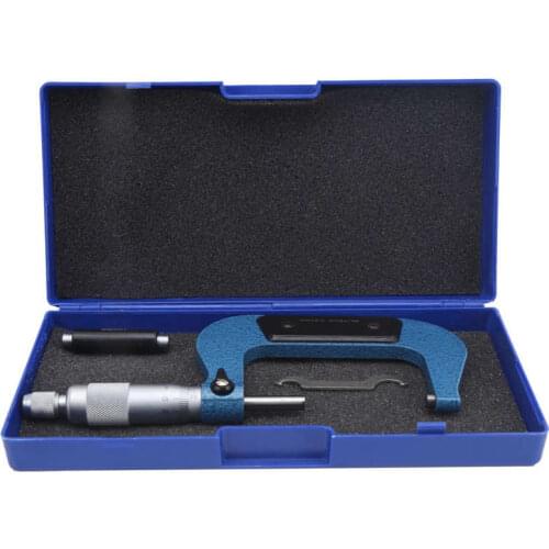 Micrometer Micrometer Ordinary Outside Diameter Hig to Accuracy Spiral Measuring Instrument 50 to 75mm Micrometer Set