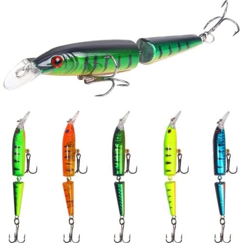 New Multi-section High Quality Floating Water Mino Fishing Lure10.5cm9g Plastic Fake Lure Alice-mouth Bass Carp Grass Carp Bait