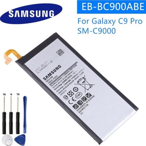 Original Battery EB-BC900ABE For Samsung Galaxy C9 Pro SM-C9000 C9008 C900F C900Y Replacement Phone Bateria 4000mAh