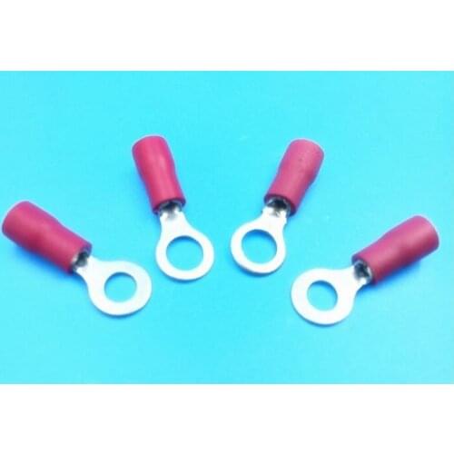 RV1.25-3.2 4 5 6 8 10 12MM O type circular pre-insulating terminals / cold-pressed wiring terminal