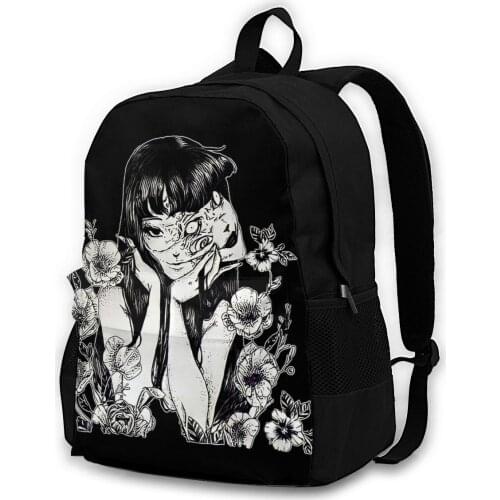 Horror Halloween Tomie Junji Ito Unique Art Adult backpacks, leisure bags, backpacks, storage bags, men women backpacks