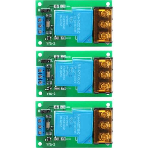 Off Delay Timer Relay High Power One Way High/Low Level Trigger Optocoupler Isolation Relay Module 30A YYG TO 2 Bistable Relay