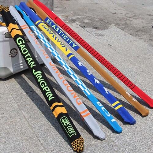 High Elastic Fishing Rod Protection Bag Fish Bag Rod Telescopic Pole Bag Cover Multicolor Rope Bags