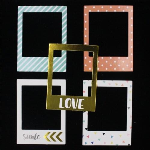 YPP CRAFT Lovely Snappy Frames Sticker for Scrapbooking/ DIY Crafts/ Card Making Decoration