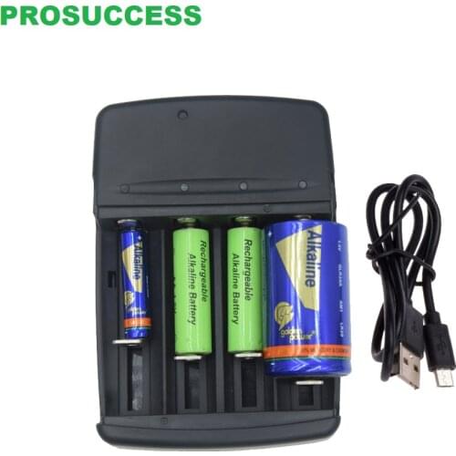LED indicator intelligent Alkaline 1.5V Rechargeable Battery charger With Car EU US Adaptor Tester