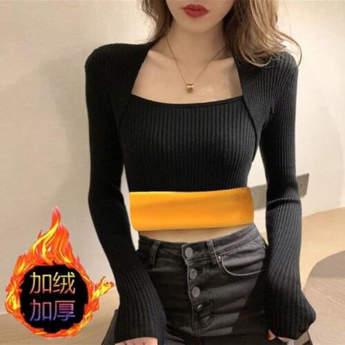Woman Sweaters Pullover Autumn Winter Clothing U Collar Sweater Sweater Top Fashion Delivery Within 4 Days Femme Chandails
