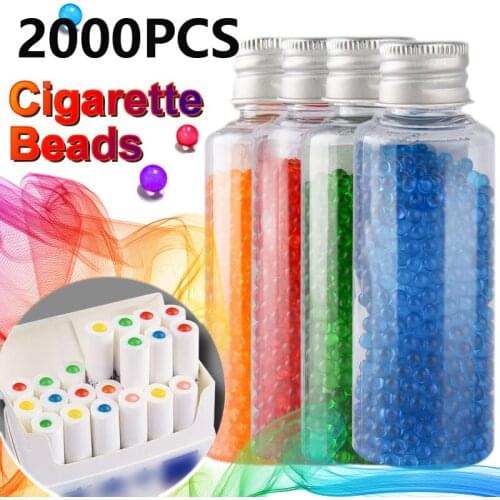 2000PCS DIY Cigarettes pops burst beads Mint flavor Fruit Flavour menthol popping Smoking Accessories smoke balls fresh breath
