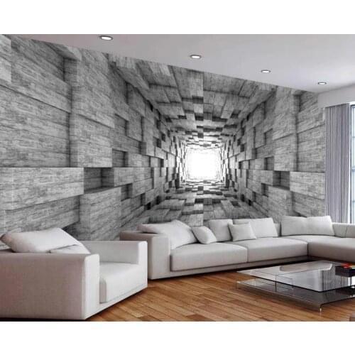 3d murals wallpaper for living room Space three-dimensional shaped building wallpapers background wall