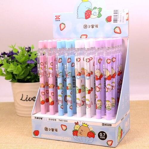 40 pcs/lot Fruit Sumikko Gurashi Mechanical Pencil Cute Student Automatic Pen For Kid School Office Supply Promotional gifts
