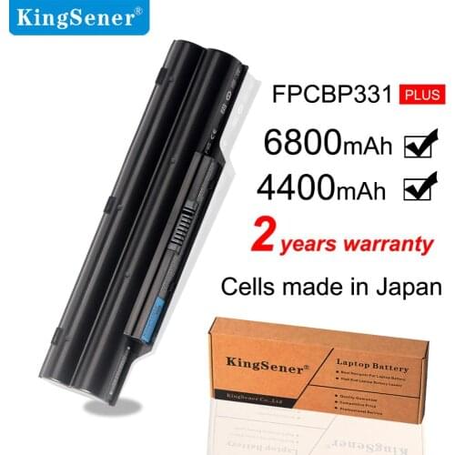 KingSener Japanese Cell FPCBP331 Battery for Fujitsu LifeBook A532 AH512 AH532 AH532/GFX FPCBP331 FMVNBP213 FPCBP347AP 4400mAh