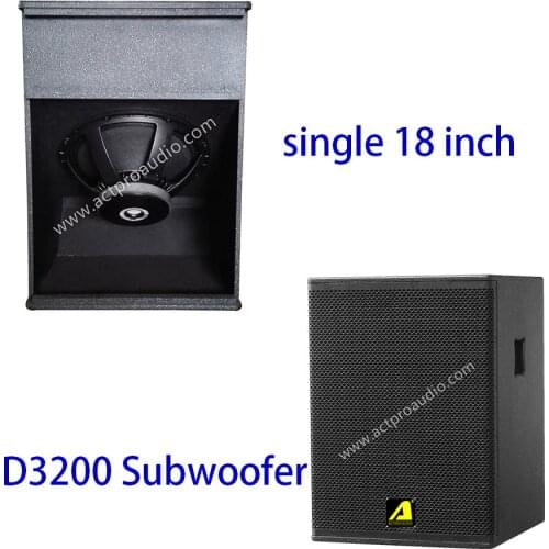 D3200 single 18 inch subwoofer ACTPEO.AUDIO Professional audio line array sepaker sound box
