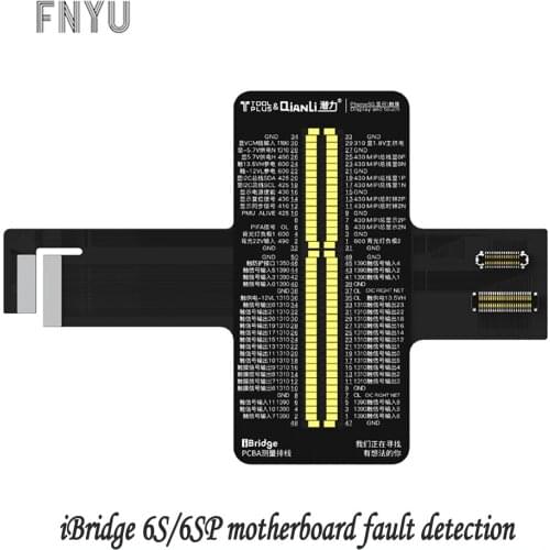 QIANLI iBridge 6s 6sp mainboard detection Cable FOR FRONT REAR CAMERA Tail plug display touch Mobile phone service tool