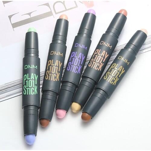 Beauty double-headed concealer stick clavicle shadow pen facial three-dimensional highlight stick concealer sticker pen