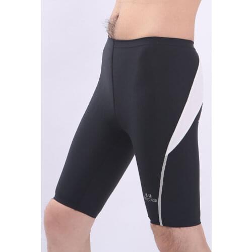 Swimwear Racing Competition Swimsuit Men Competitive Bathing suit training swimming pants Boxer sport Tight Shorts Blue