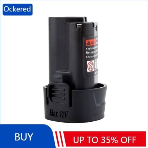 Ockered 10.8V 2000mAh Lithium Battery Power Tool Rechargeable Batteries for Makita BL1013 TD090D TD090DW LCT203W LCT204 194550-6