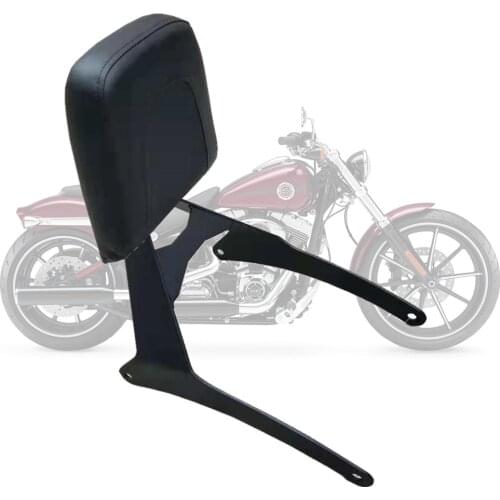 Motorcycle High Quality Backrest Rear Passenger Seat Engine Style Buffer For Harley FXSB Breakout Shelf Sissy Bar