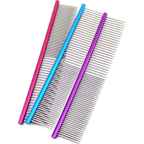 Professional Steel Grooming Comb High Quality Dog Cat Cleaning Brush Dog Comb For Pet Dog Cat Beauty Supplies