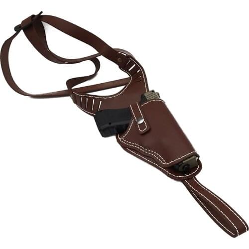 Tactical Glock Genuine Leather Shoulder Right Hand Airsoft Pistol Belt Holster Glock Pistol Hunting Accessories Gun Case