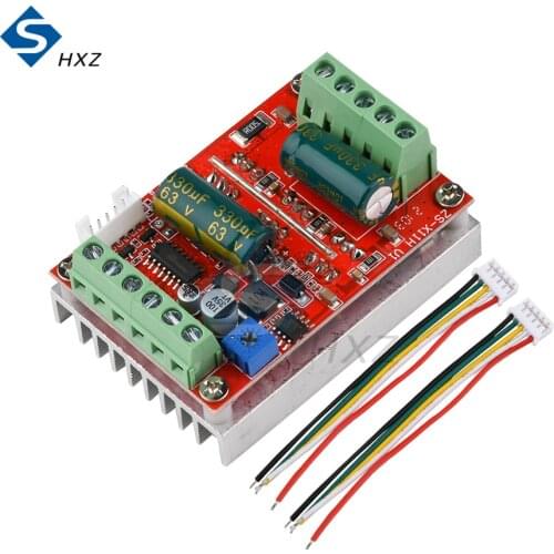 BLDC Three Phase DC Brushless Motor Controller PWM Hall Motor Control Driver Board DC 6-60V 400W 12V 24V 48V