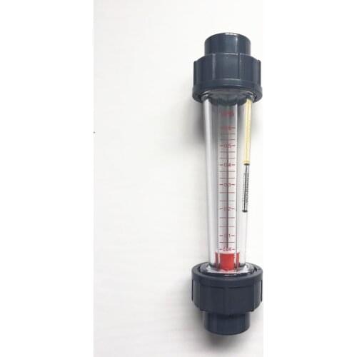 Pipeline water rotameter LZS-25 flow meter Indicator Counter 60-600L/H G1.0 DN25
