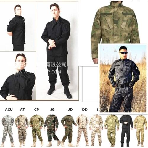 USMC BDU Inspired Military Tactical Hunting Airsoft Combat Gear Training Uniform Suits Shirt + Pants A-TACS FG Multicam ACU
