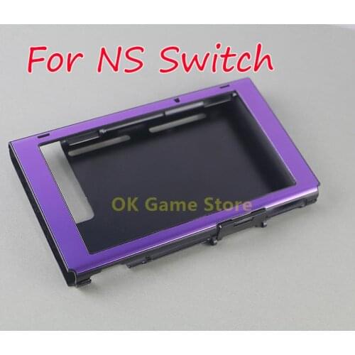 10pcs Aluminum Case For NS Switch Back Protection Case PC Anti-scratch Hard Shell Cover for Nintend Switch console